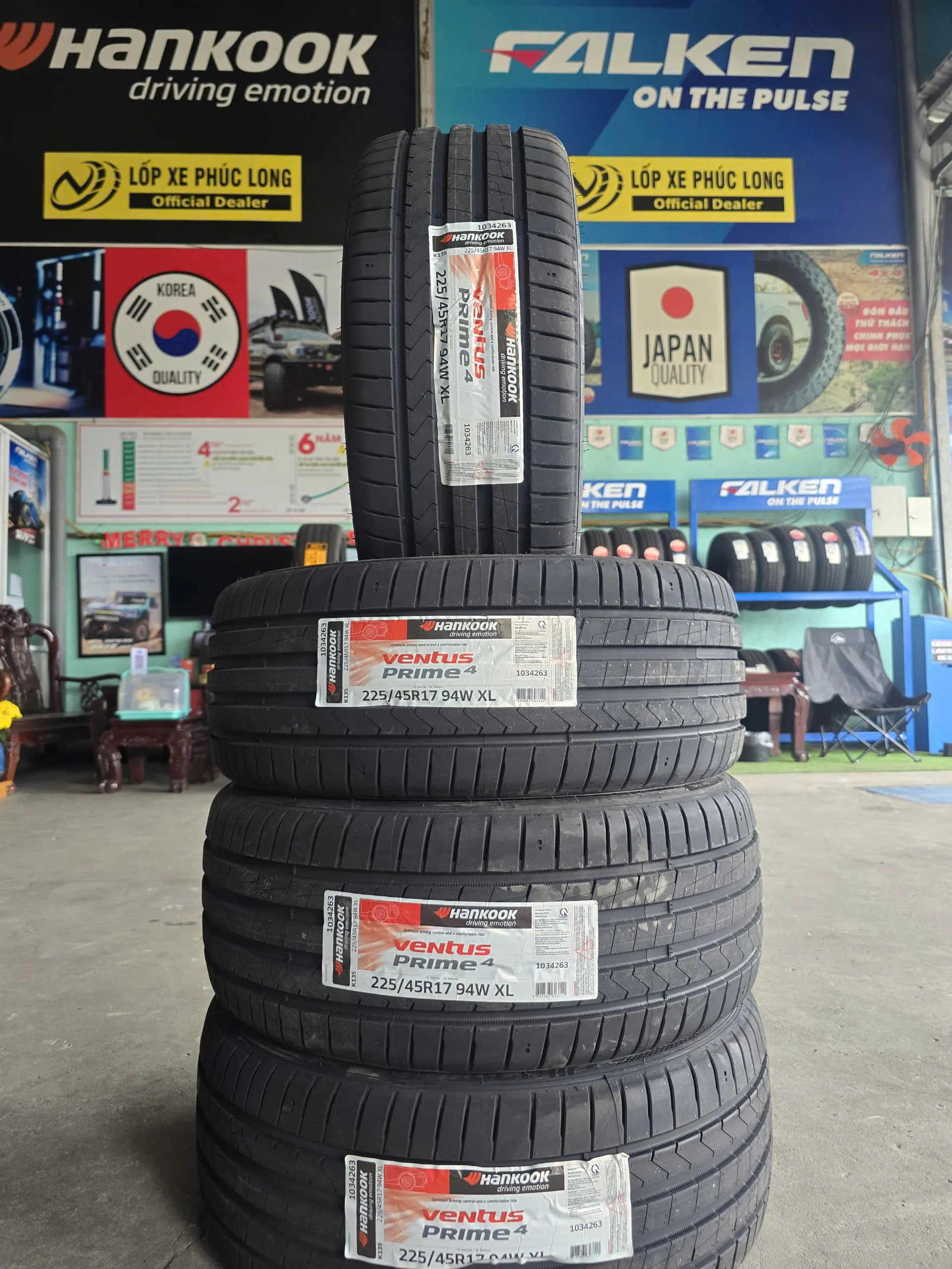 Lốp ô tô Hankook Ventus Prime4 225/45R17