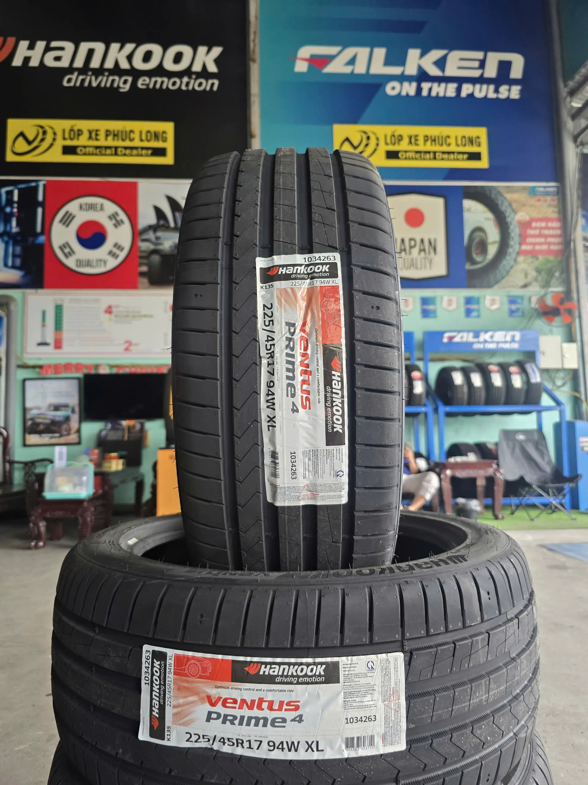Lốp ô tô Hankook Ventus Prime4 225/45R17