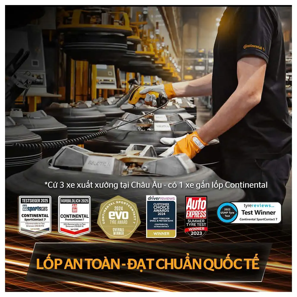 Lốp Continental UltraContact UC7 235/45R18