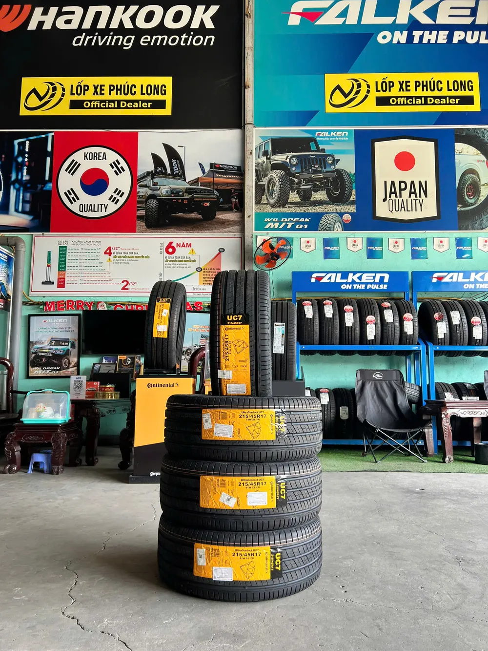 Lốp Continental UltraContact UC7 215/45R17 - Ảnh 3