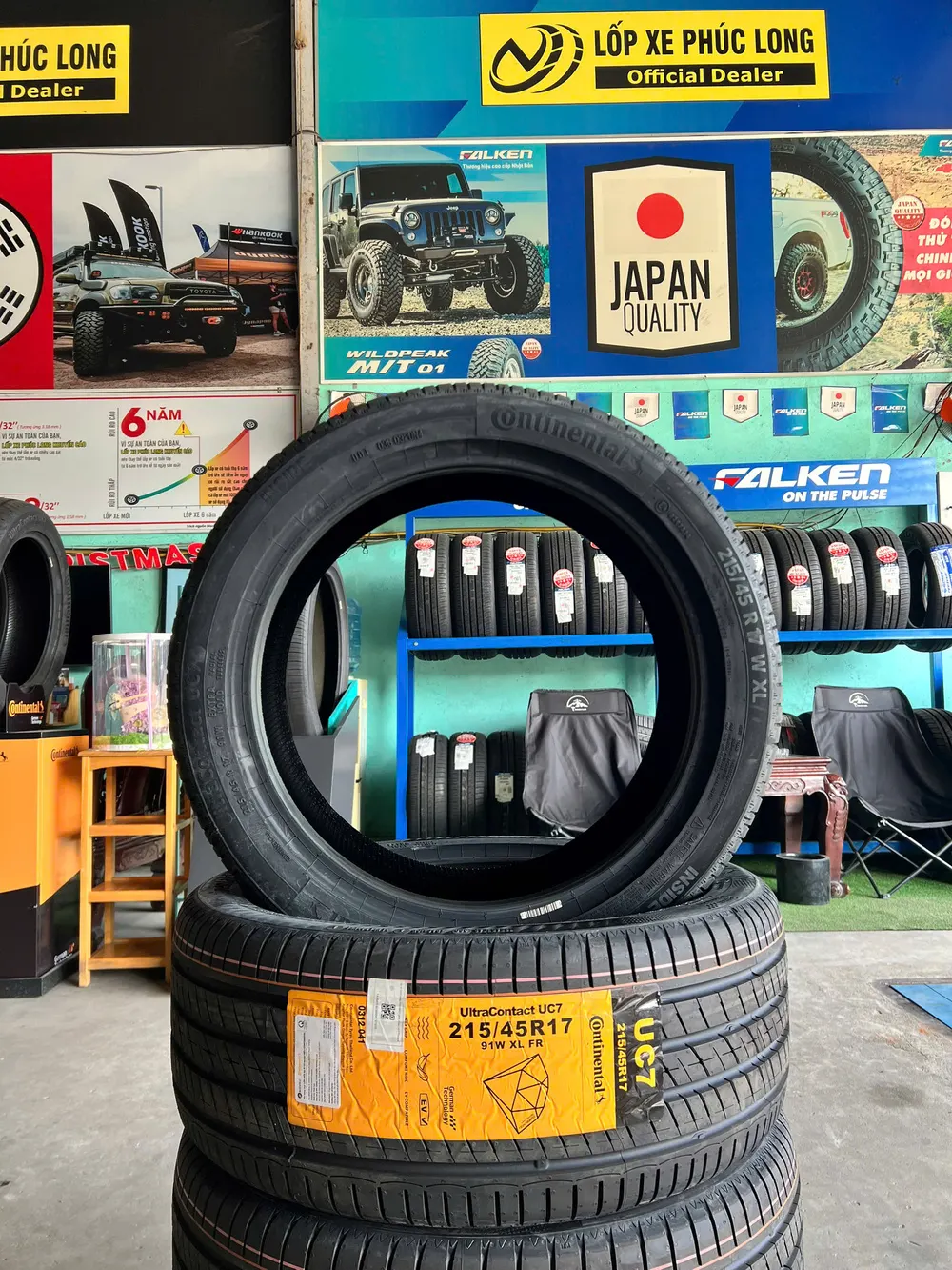 Lốp Continental UltraContact UC7 215/45R17 - Ảnh 5