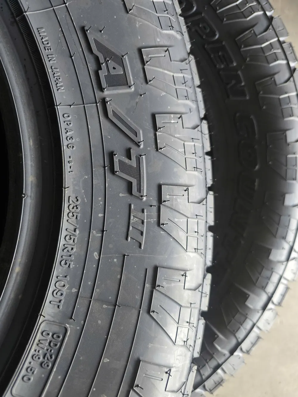 Toyo Open Country 3G 235/75R15