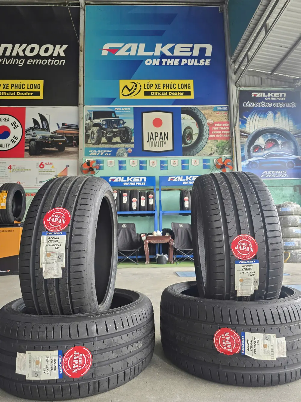 Lốp Falken Azenis FK520L 275/35ZR19