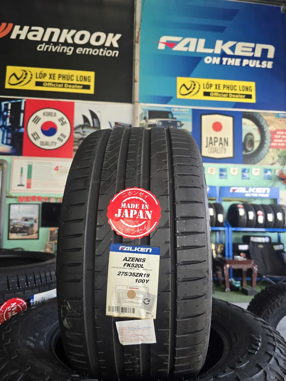 Lốp Falken Azenis FK520L 275/35ZR19