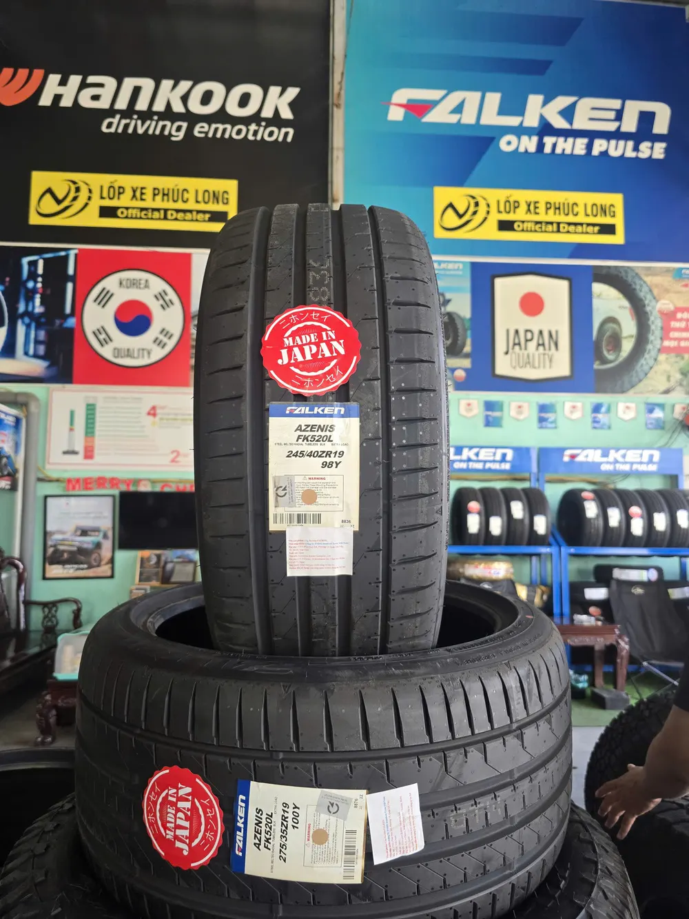 Lốp Falken Azenis FK520L 245/40ZR19