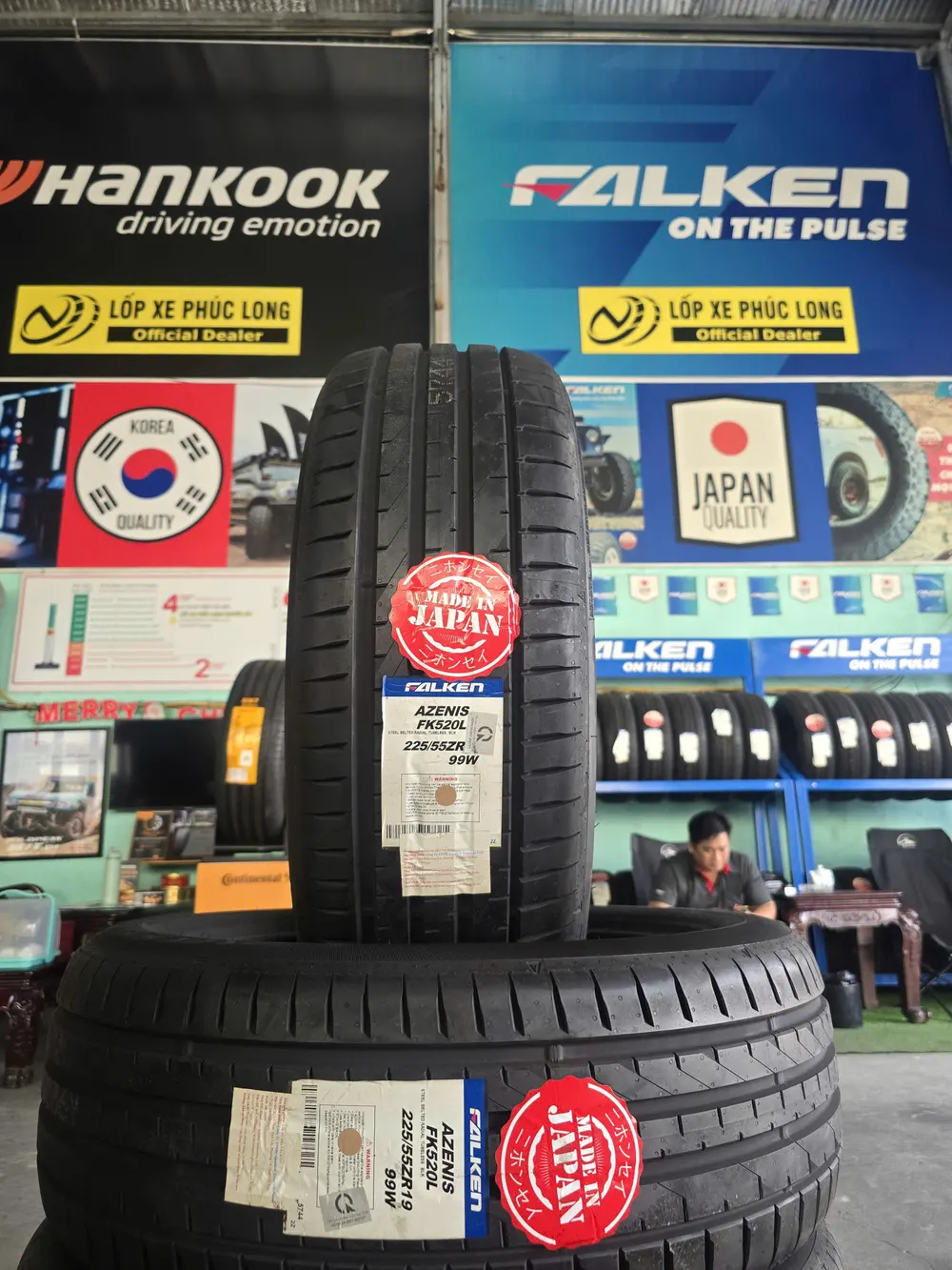 Lốp Falken Azenis FK520L 225/55ZR19 99W