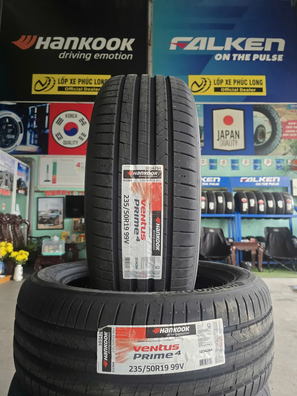 Lốp Hankook Ventus Prime4 K135 235/50R19 99V Chính Hãng