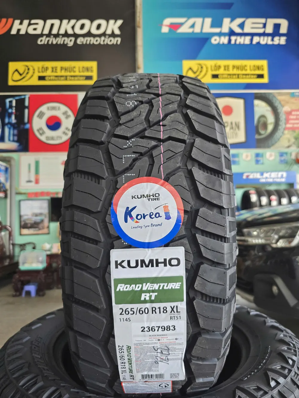 Lốp Kumho Road Venture RT51 265/60R18 114S XL