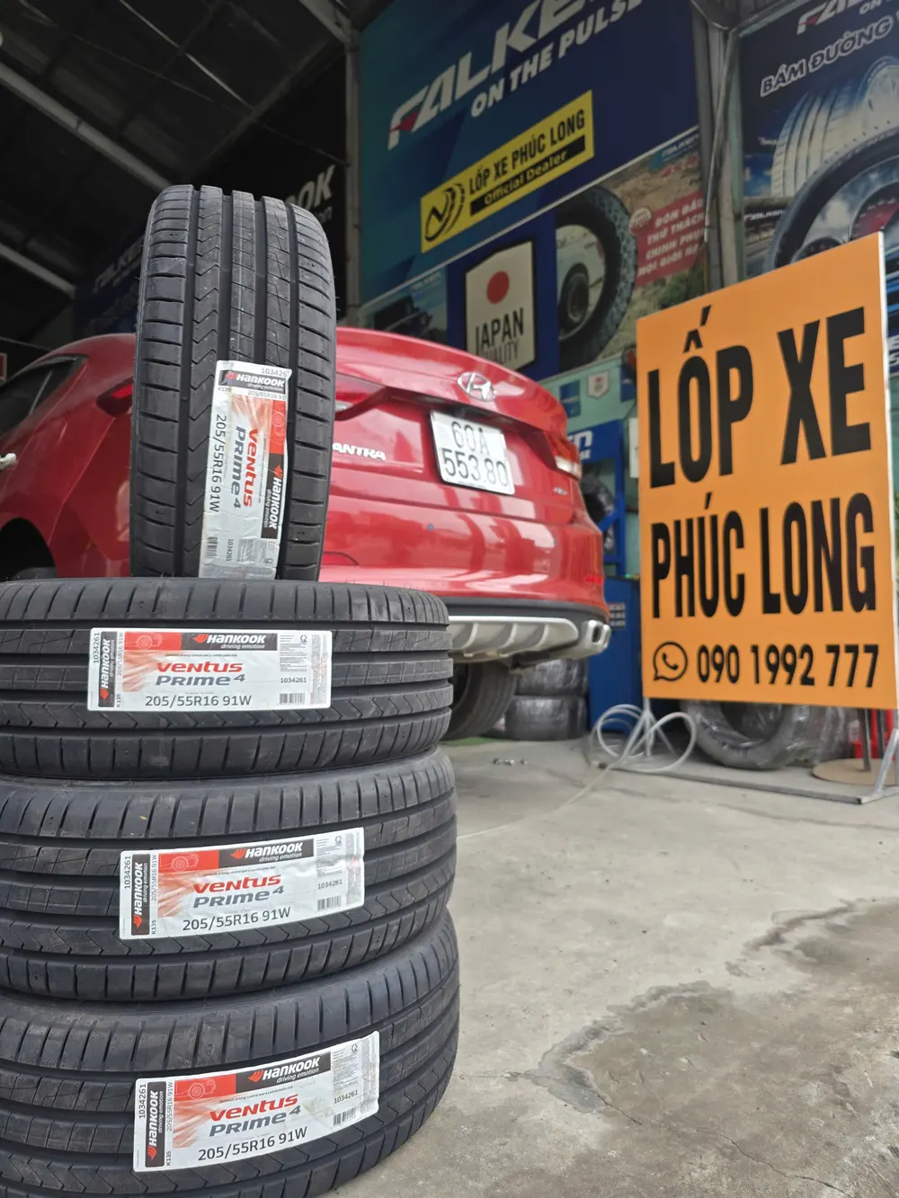 Hyundai Elantra Lốp Hankook Ventus Prime4 205/55R16
