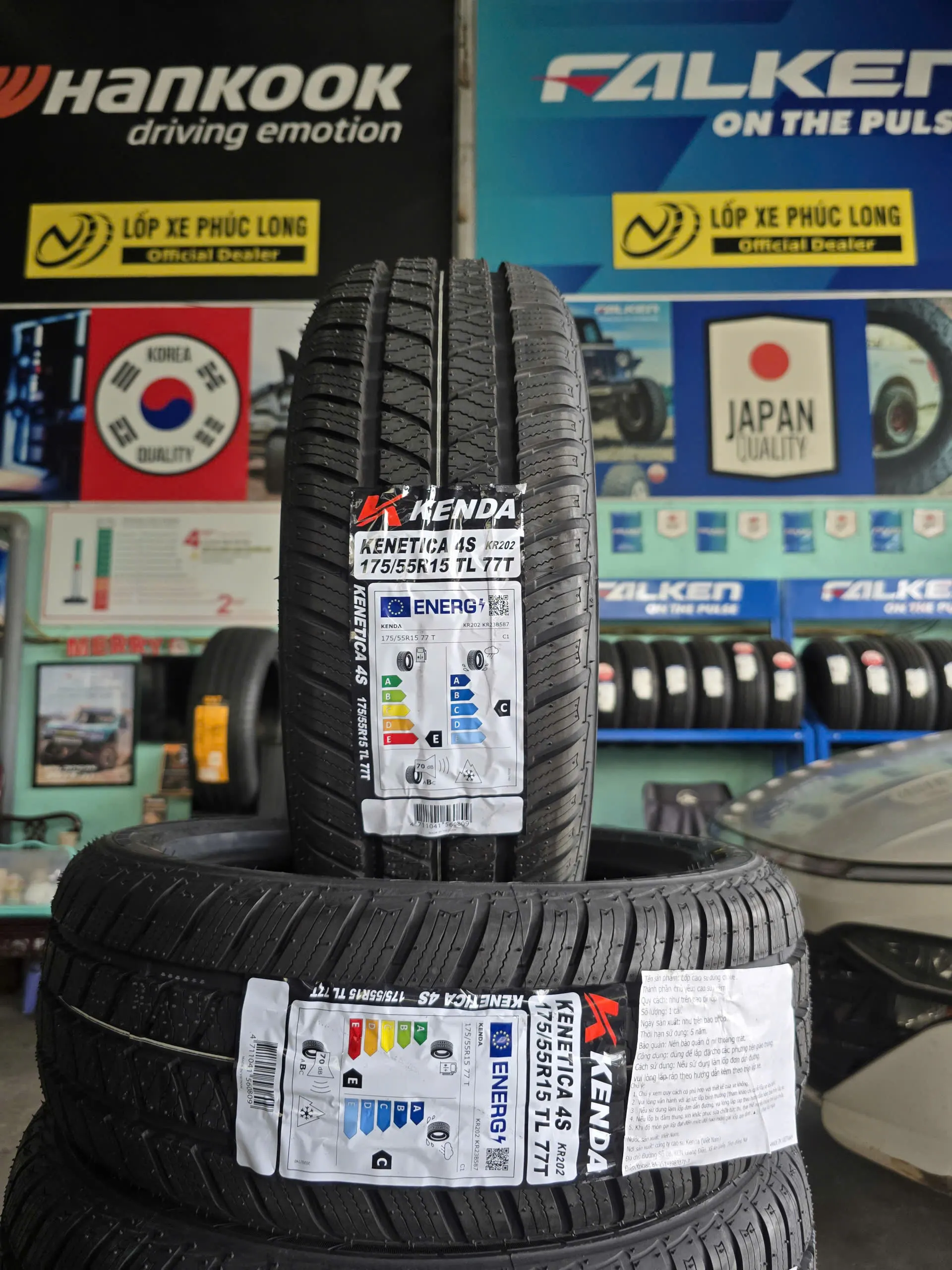 Lốp Kenda Kenetica 4S KR202 175/55R15