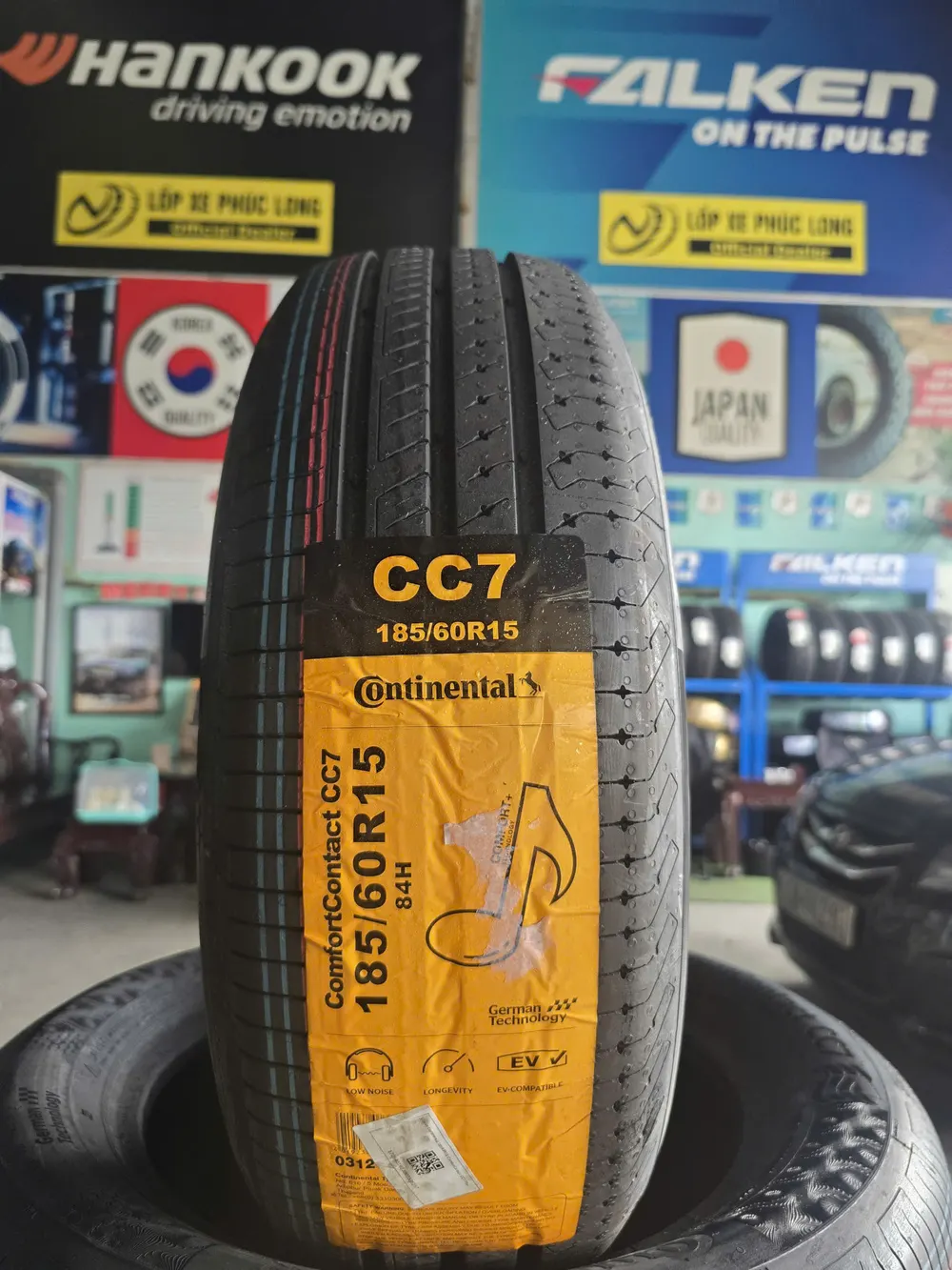 Lốp Continental CC7 185/60R15 84H từ Đức